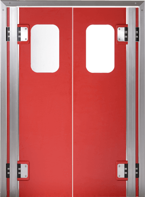 PE swingdoors GP360 Grothaus red
