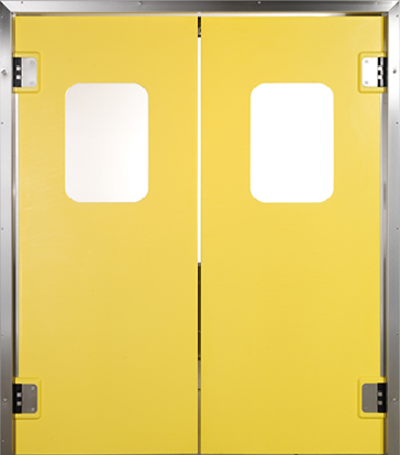 PE swingdoors Grothaus yellow